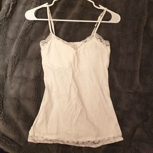 M White Lace Cami Tank Top
